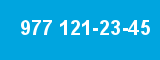 977 121-23-45 977 121-23-45
